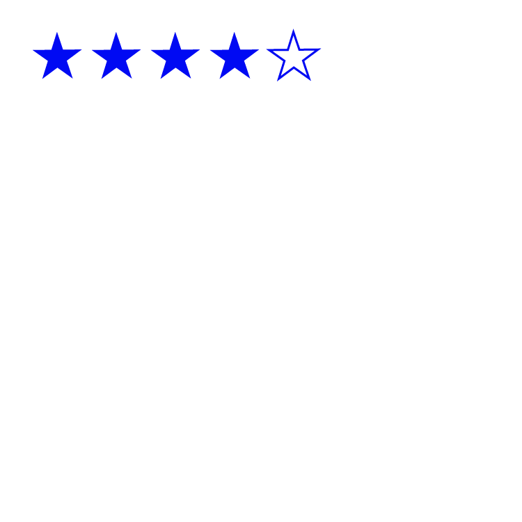 4 star rating